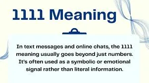 1111 Meaning