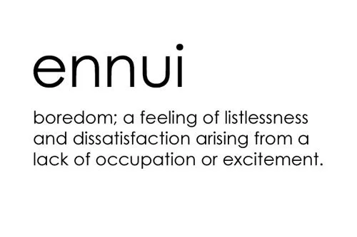 Ennui Meaning