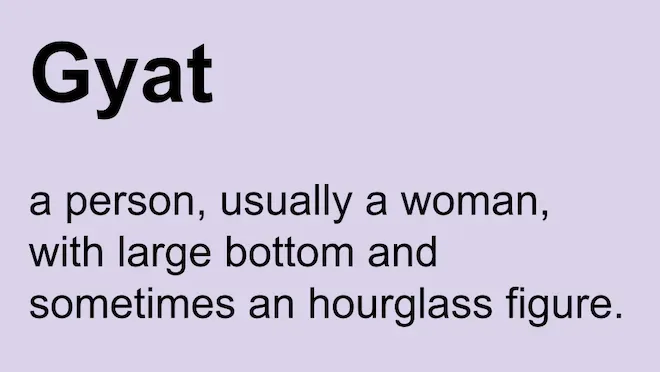 Gyat Meaning