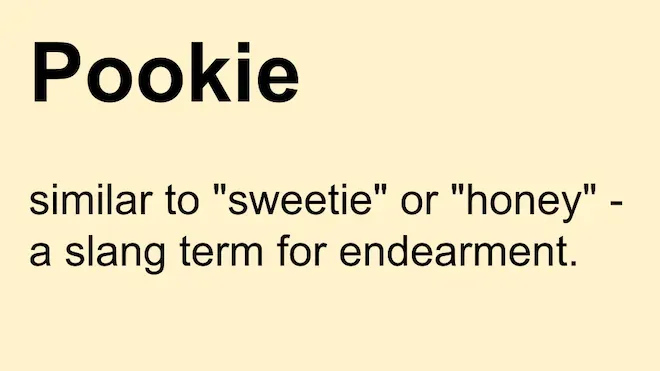 Pookie Meaning