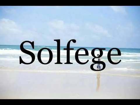 Solfege Meaning