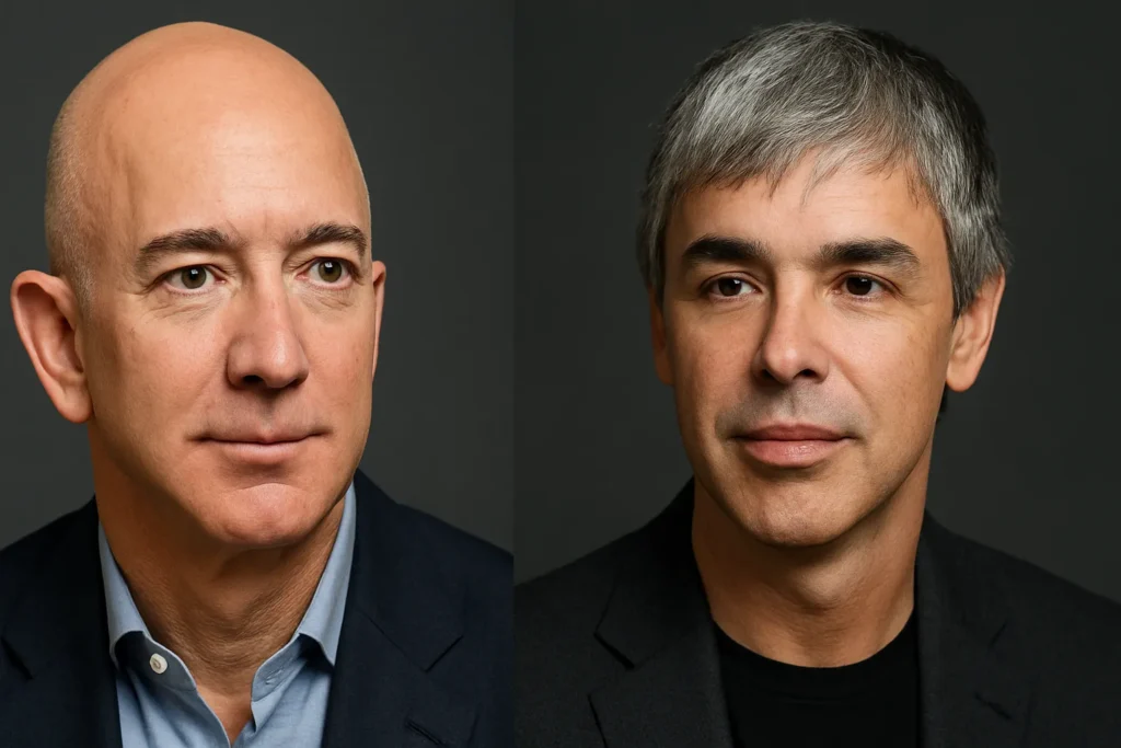 Jeff Bezos vs Larry Page