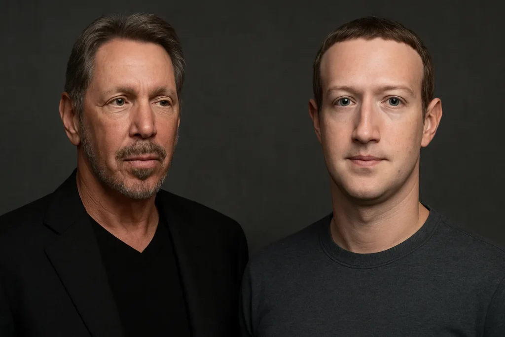 Larry Ellison vs Mark Zuckerberg
