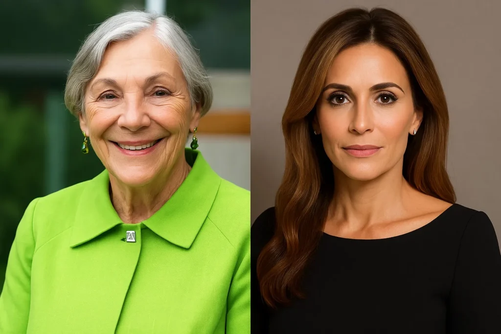 Alice Walton and Julia Koch & family