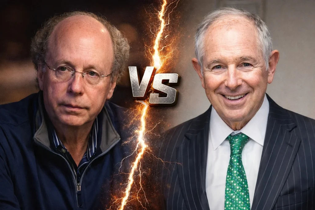Jeff Yass vs Stephen Schwarzman