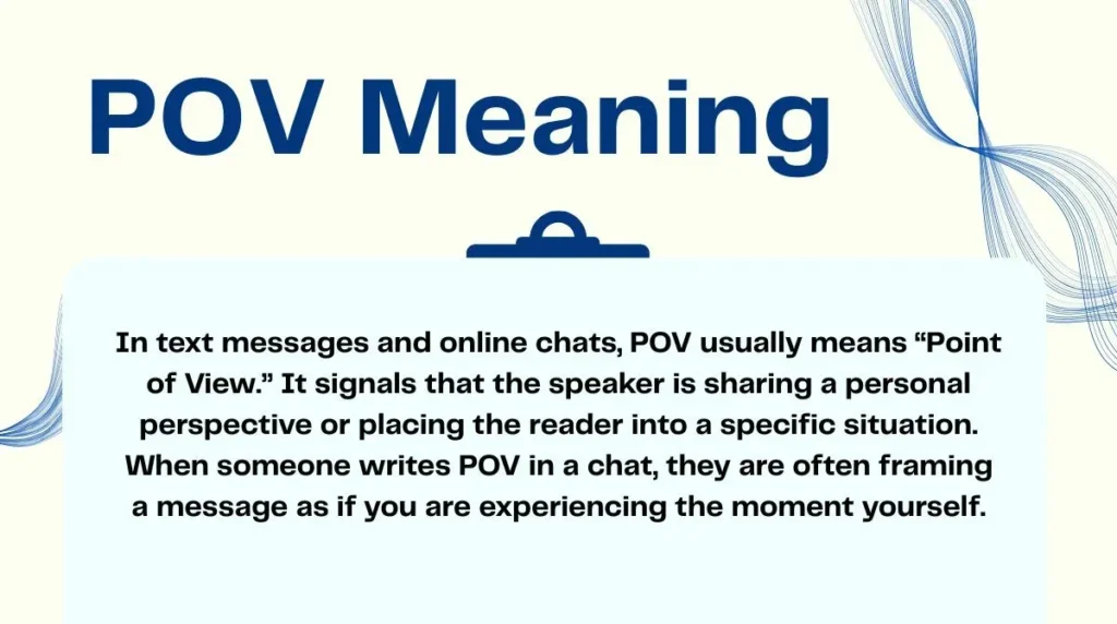 POV Meaning