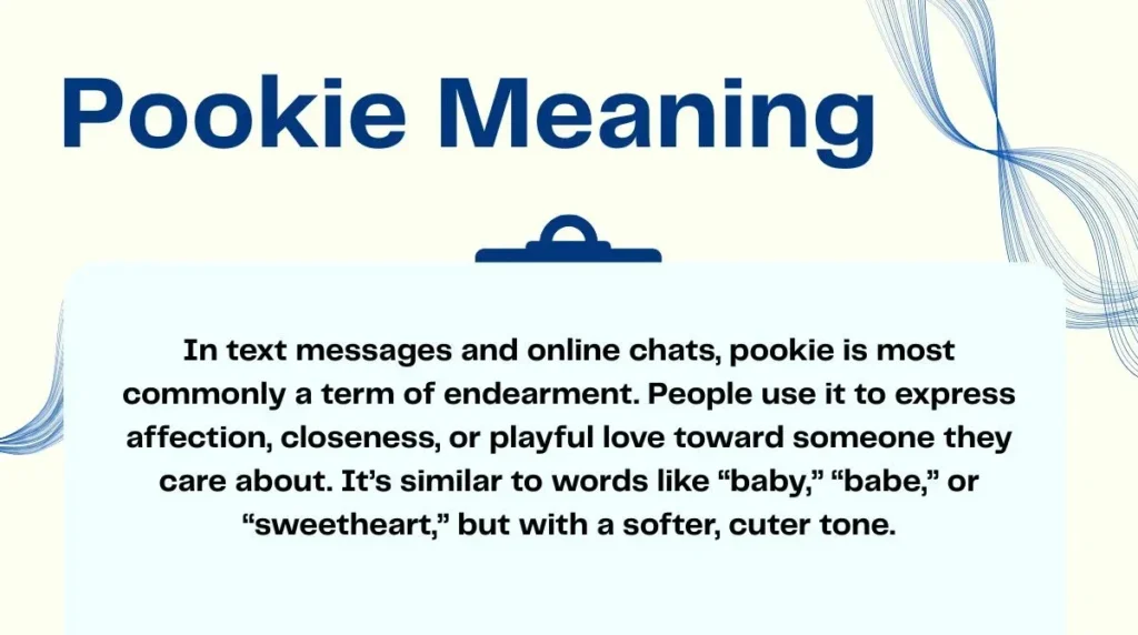 Pookie Meaning